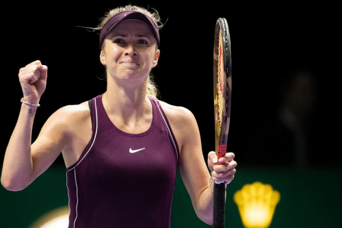 Elina Svitolina at BNP Paribas WTA Finals in Singapore 2018/10/25