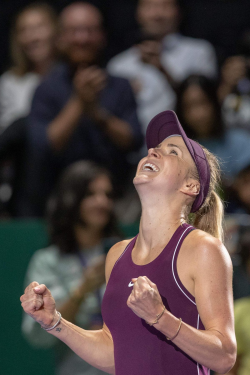 Elina Svitolina at BNP Paribas WTA Finals in Singapore 2018/10/25 9