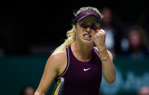 Elina Svitolina at BNP Paribas WTA Finals in Singapore 2018/10/25 1
