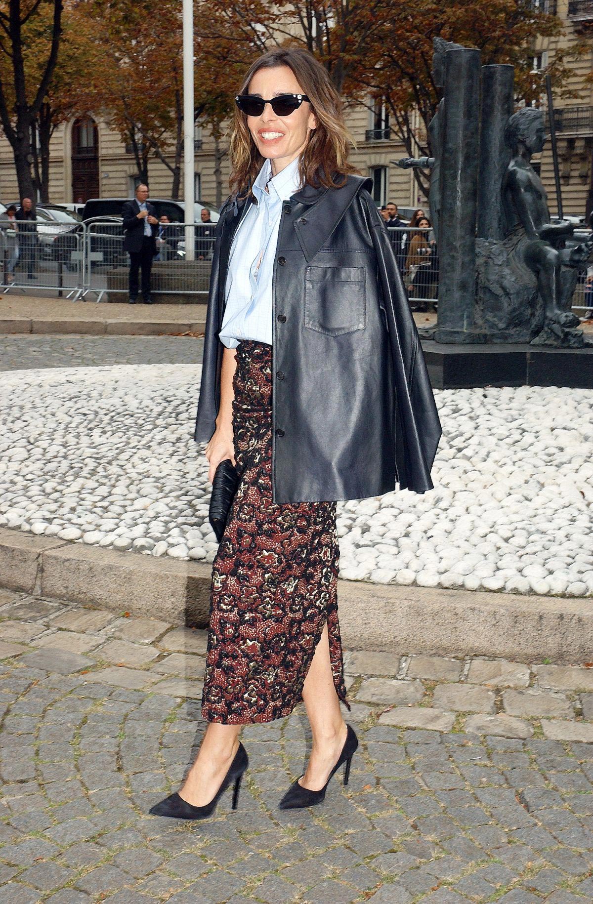 Elodie Bouchez at Miu Miu Fashion Show in Paris 2018/10/02