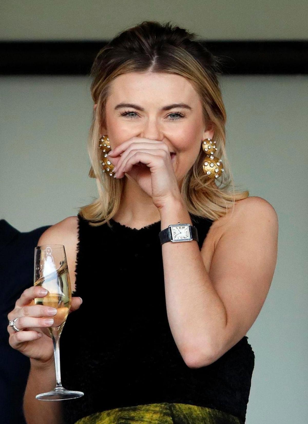 Georgia Toffolo at QIPCO British Champions Day at Ascot Racecourse in Berkshire 2018/10/20