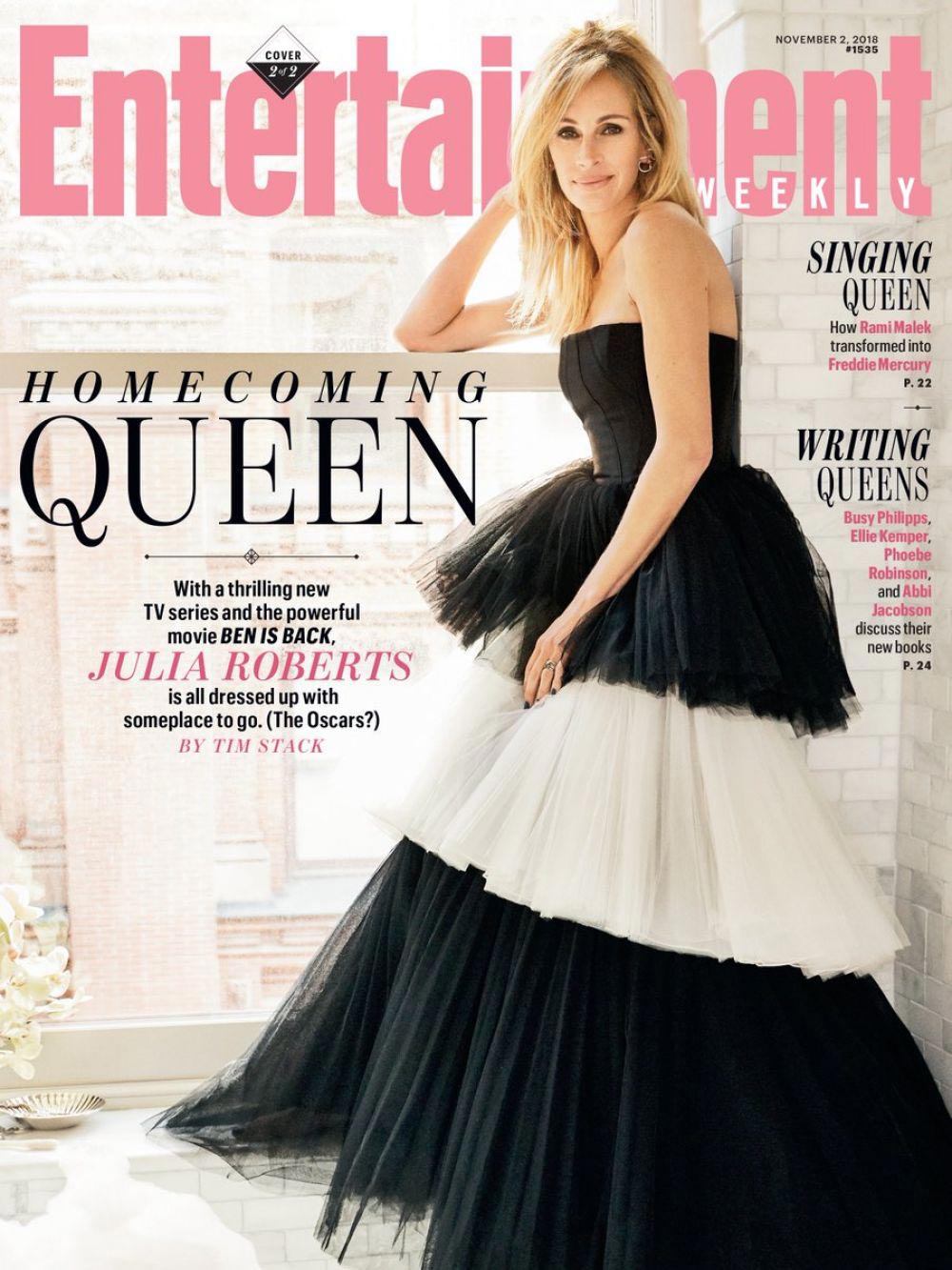 Julia Roberts in Entertainment Weekly, November 2018