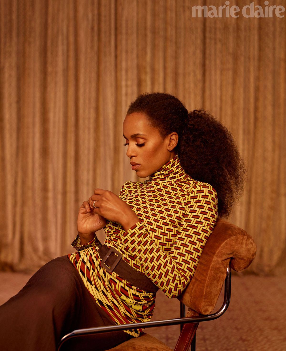 Kerry Washington in Marie Claire Magazine, November 2018