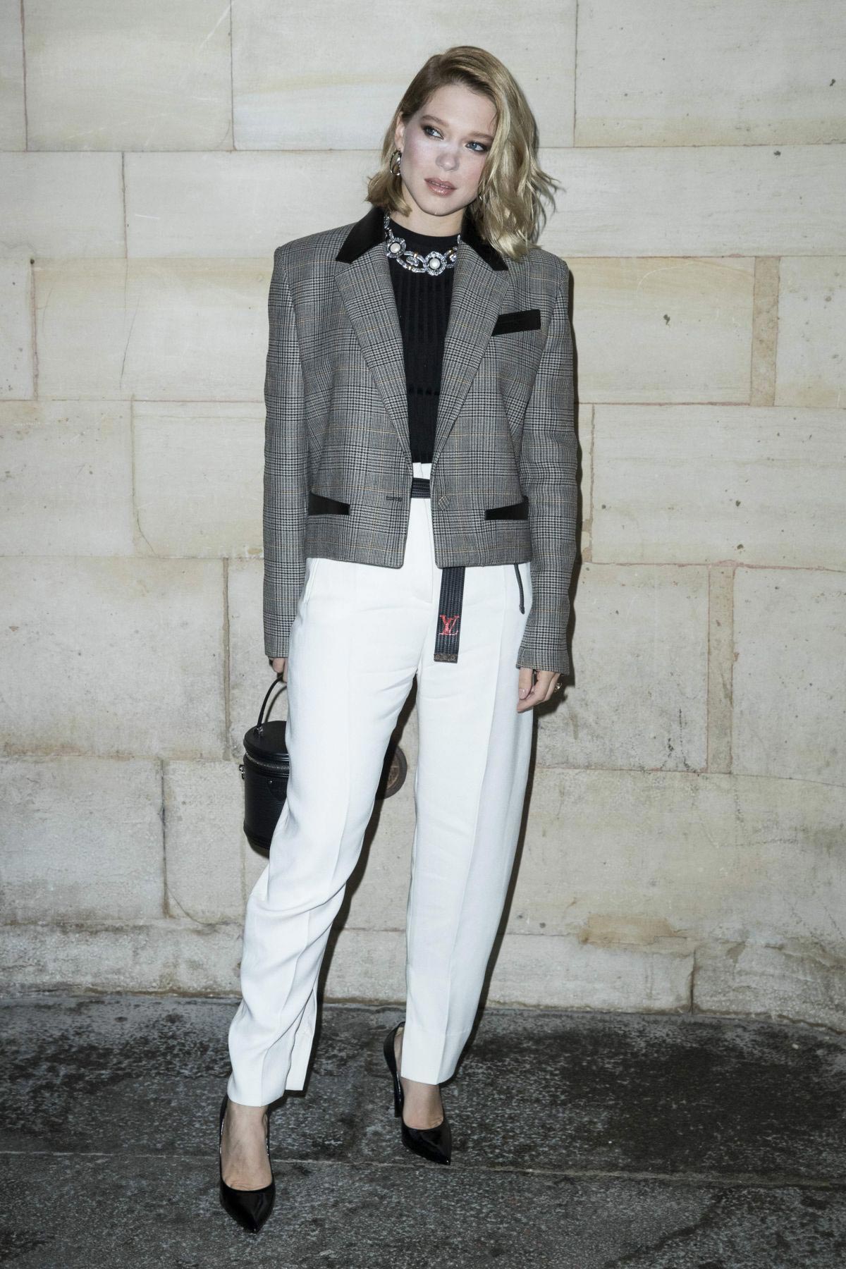 Lea Seydoux at Louis Vuitton Fashion Show in Paris 2018/10/02