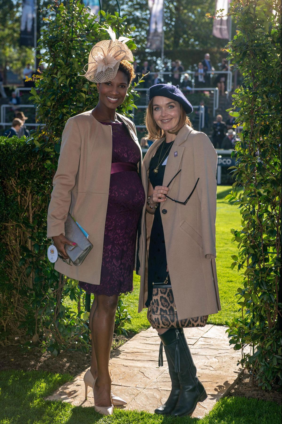 Victoria Pendleton at Qipco British Champions Day at Ascot Racecourse in Berkshire 2018/10/20