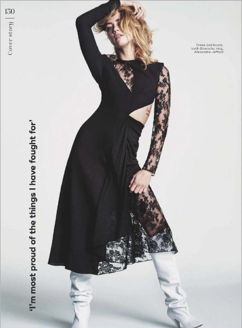 Amber Heard in Marie Claire Magazine, UK December 2018