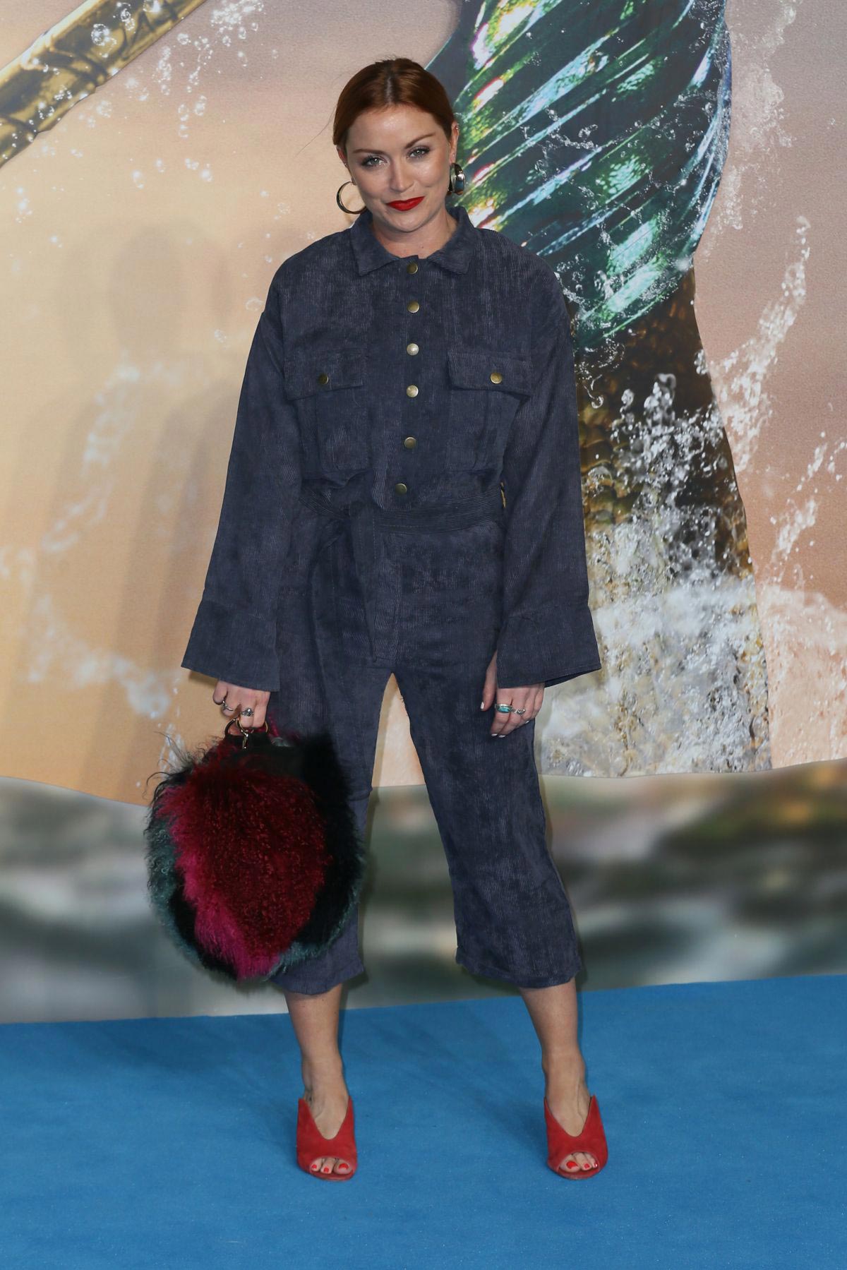 Arielle Free at Aquaman Premiere in London 2018/11/26