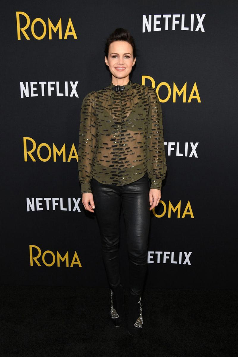 Carla Gugino at Roma Screening in New York 2018/11/27