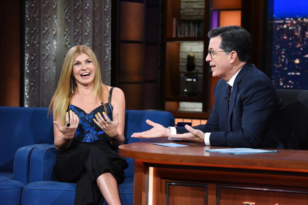 Connie Britton at Late Show with Stephen Colbert in New York 2018/11/21