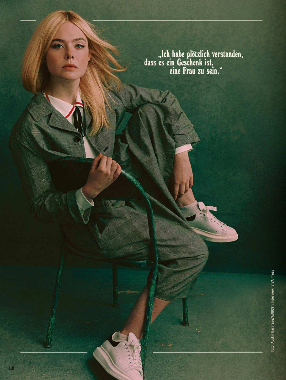 Elle Fanning in Glamour Magazine, Germany December 2018 Issue