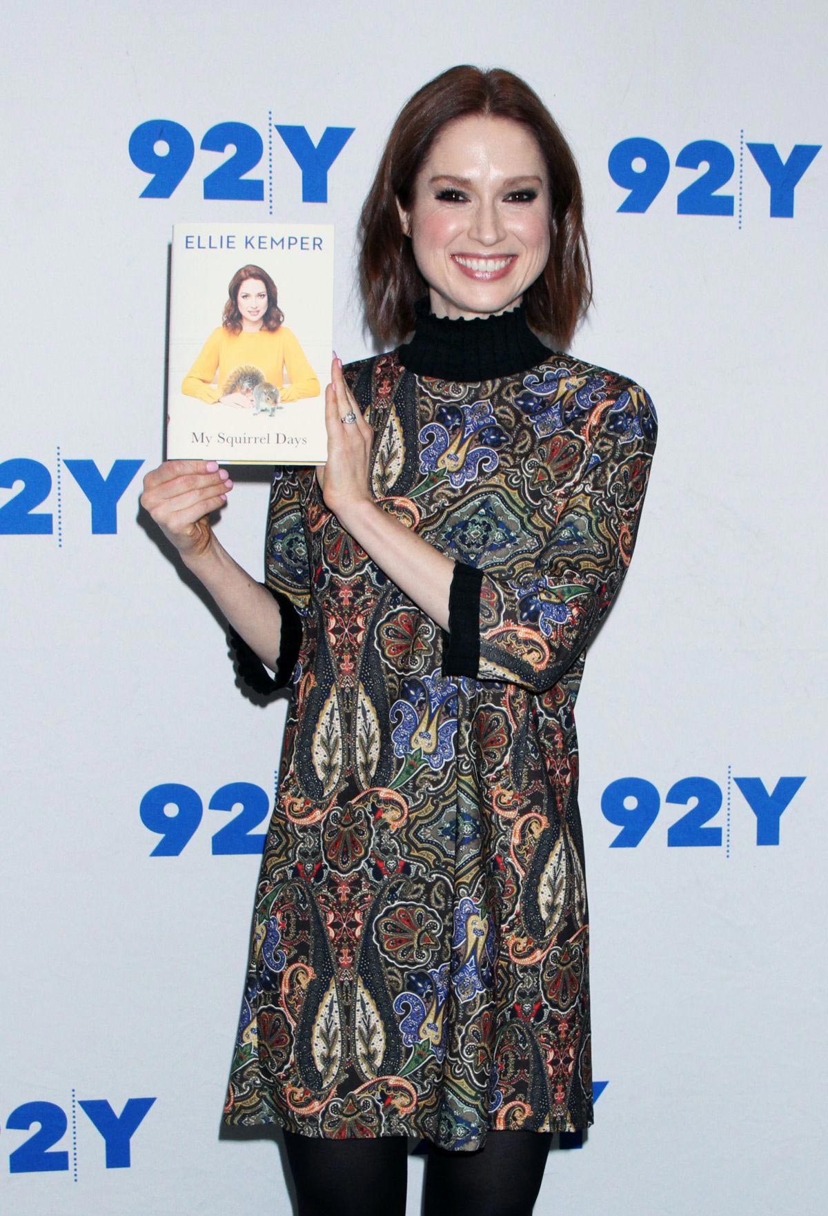 Ellie Kemper at 92Y Promotes Her My Squirrel Days Book in New York 2018/11/26