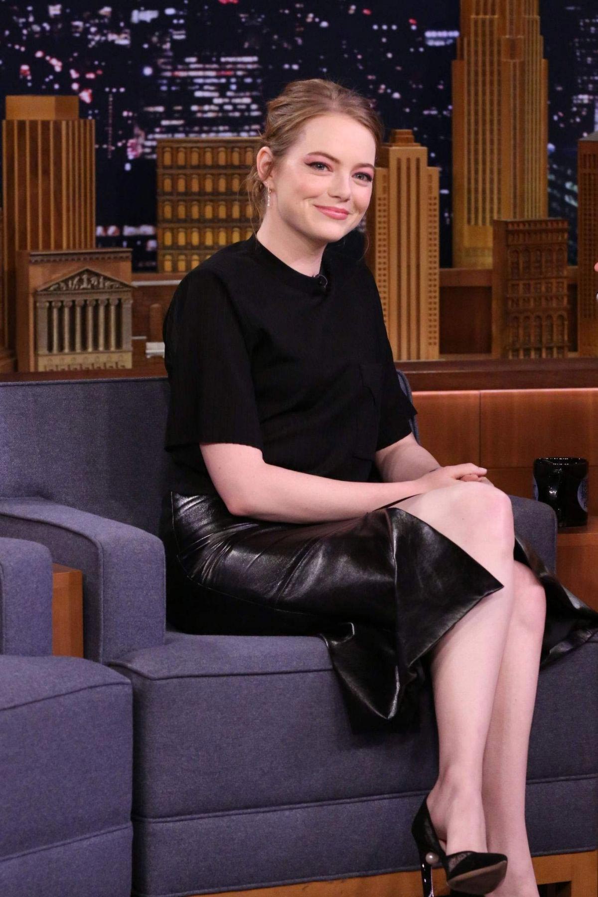 Emma Stone at Tonight Show Starring Jimmy Fallon 2018/11/08