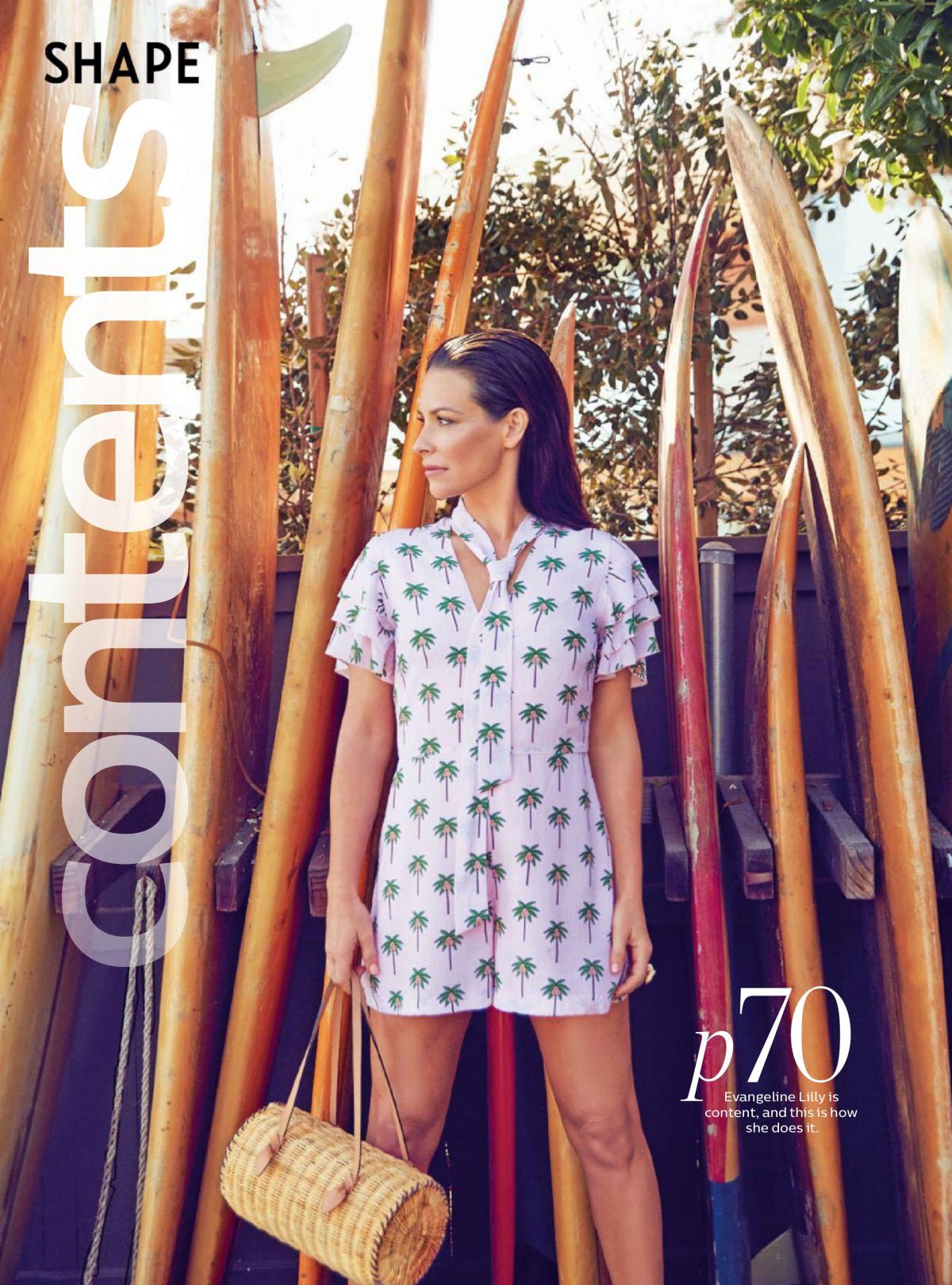 Evangeline Lilly in Shape Magazine, Malaysia November/December 2018
