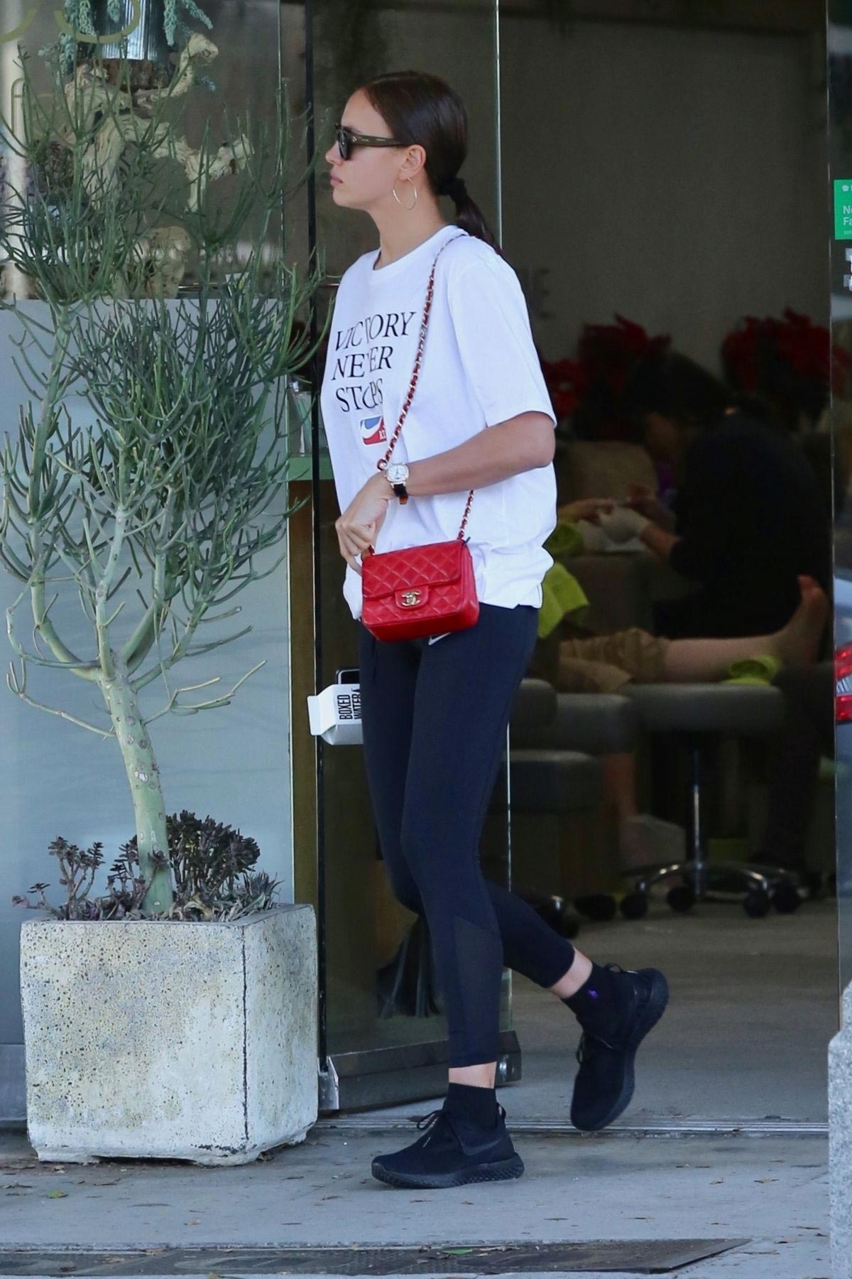 Irina Shayk at Bellacures Spa in Santa Monica 2018/11/26