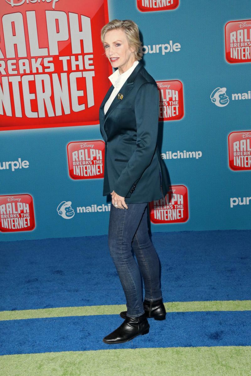 Jane Lynch at Ralph Breaks the Internet Premiere in Hollywood 2018/11/05