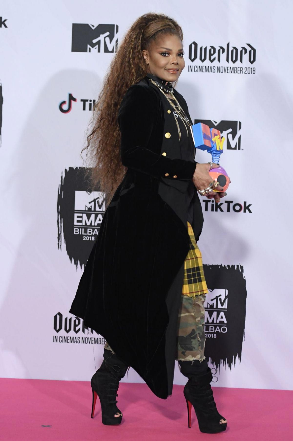 Janet Jackson at MTV European Music Awards 2018 in Bilbao 2018/11/04