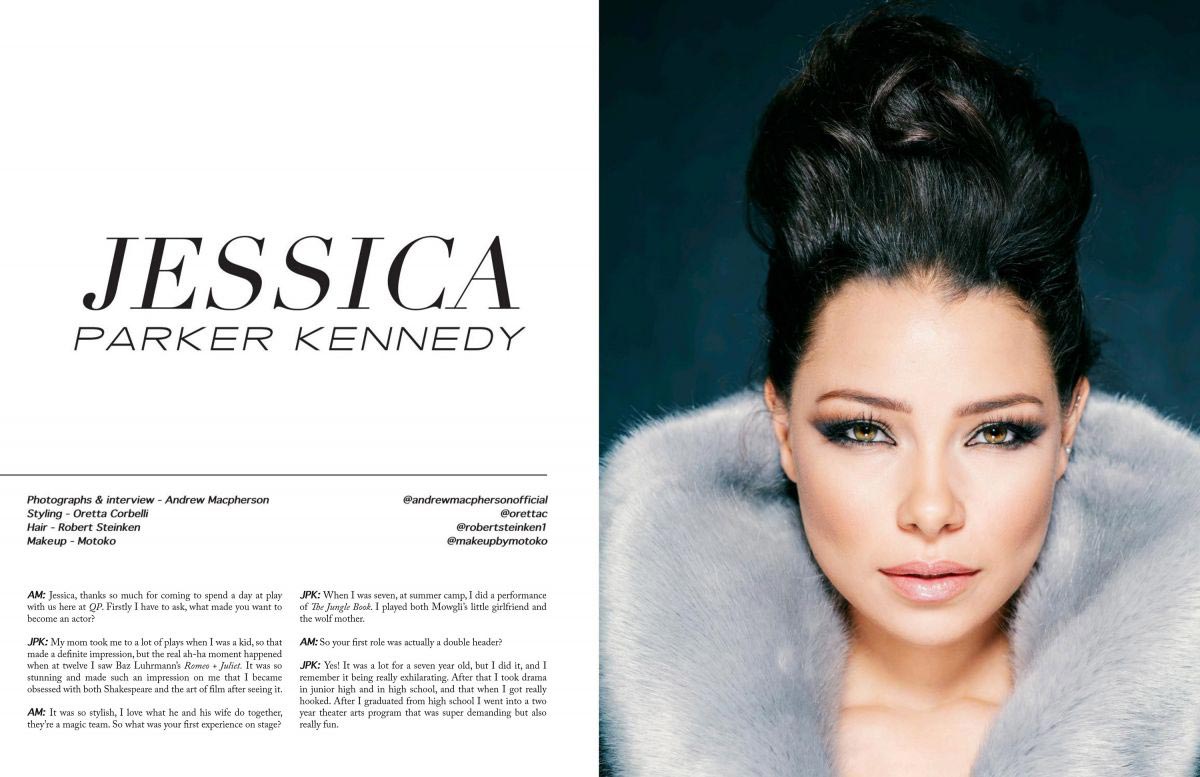 Jessica Parker Kennedy in QP Magazine, October 2018
