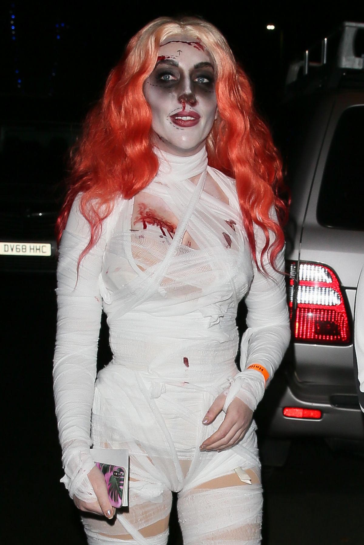 Katherine Ryan at Jonathan Ross Halloween Party in London 2018/10/31