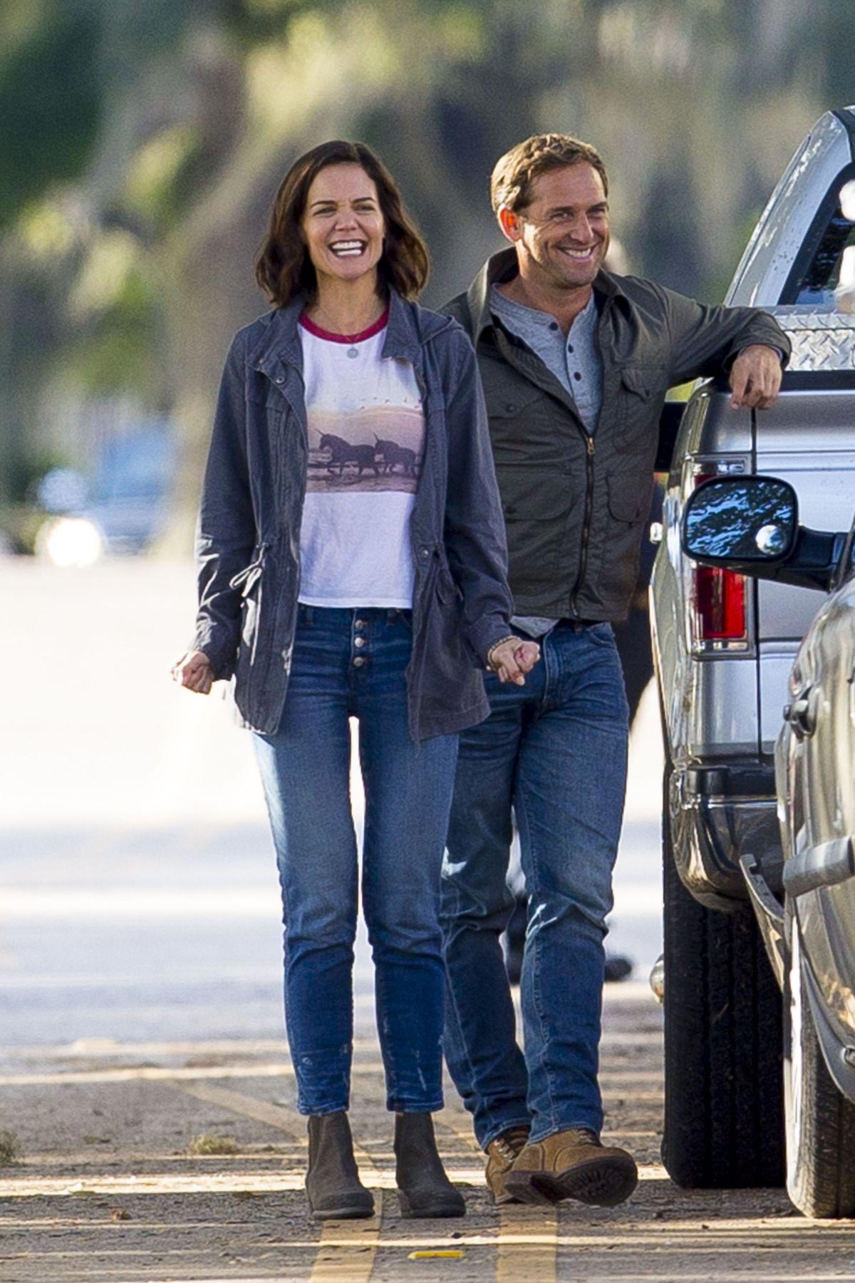 Katie Holmes on the Set of The Secret in New Orleans 2018/11/02