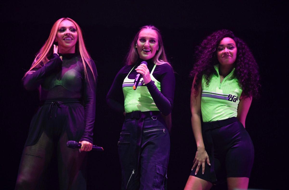 Little Mix Performs at Hits Radio Live in Manchester 2018/11/25