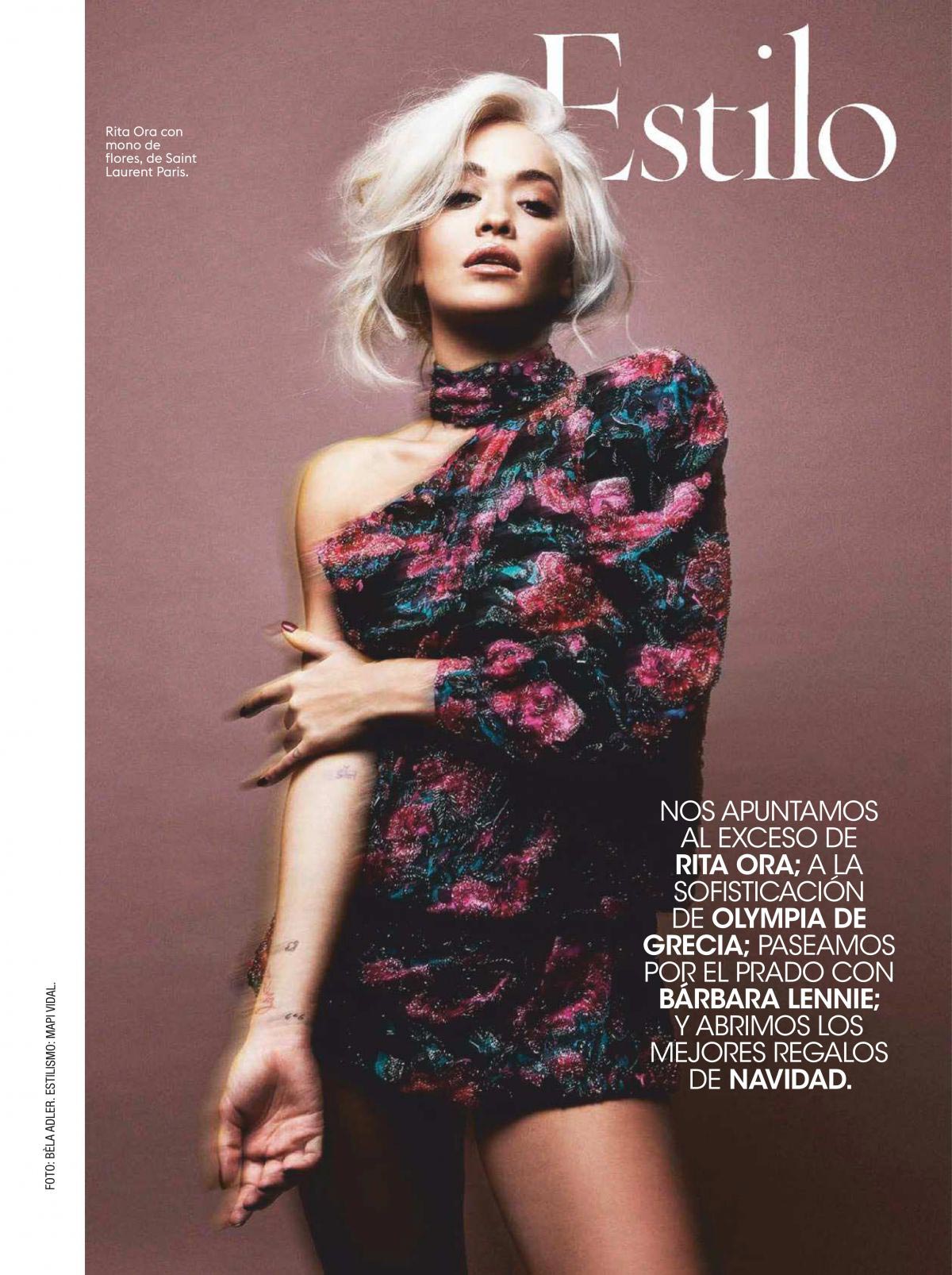 Rita Ora in Glamour Magazine, Spain December 2018