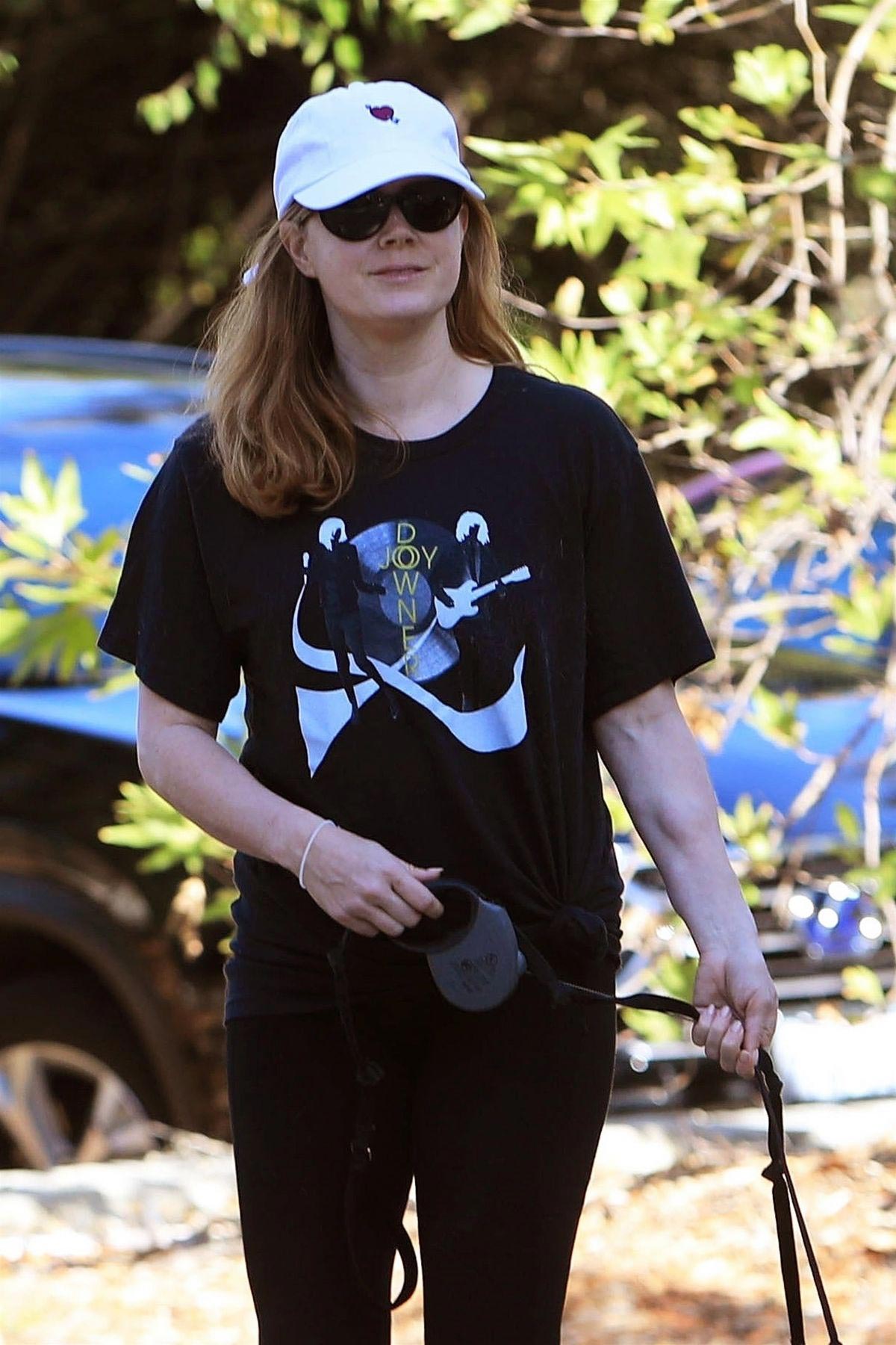 Amy Adams Out Hiking with Her Dogs in Beverly Hills 2018/12/01