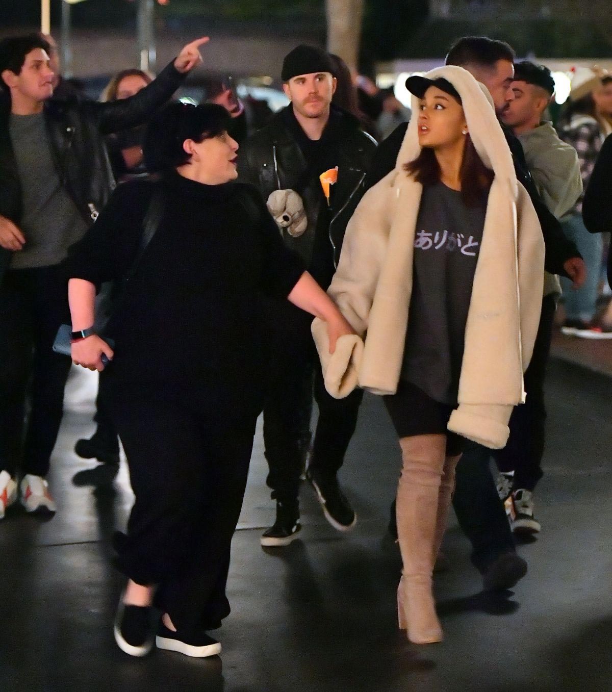Ariana Grande at Disneyland in Los Angeles 2018/11/30