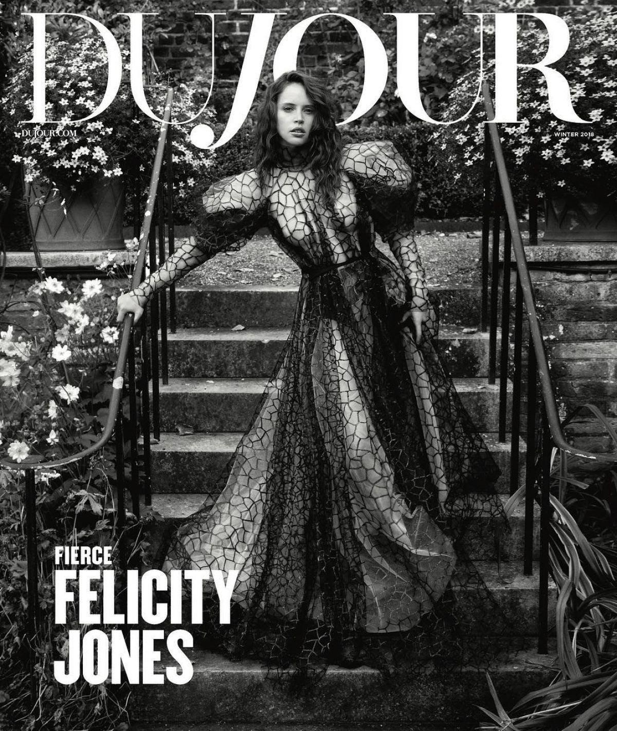 Felicity Jones in Dujour Magazine, November 2018 Issue