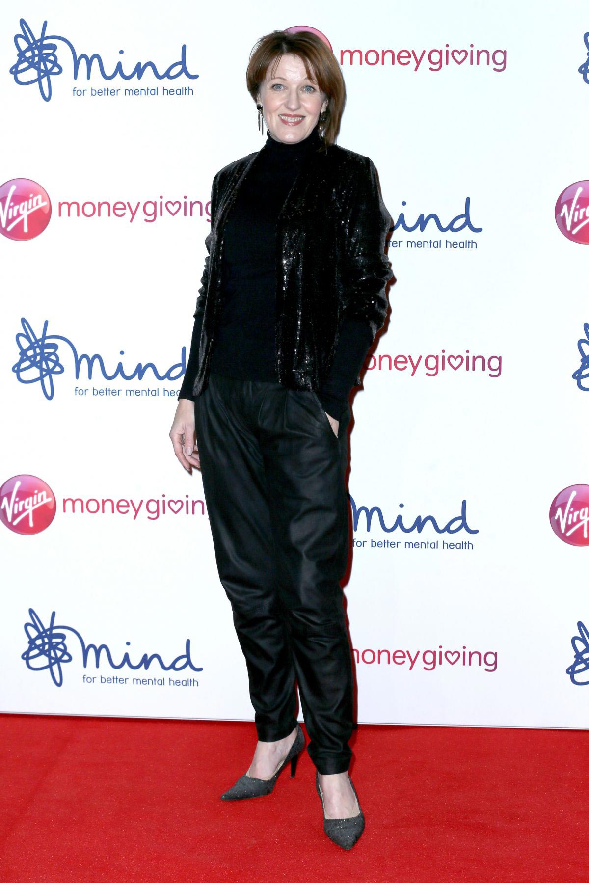 Kacey Ainsworth at Virgin Money Giving Mind Media Awards in London 2018/11/29