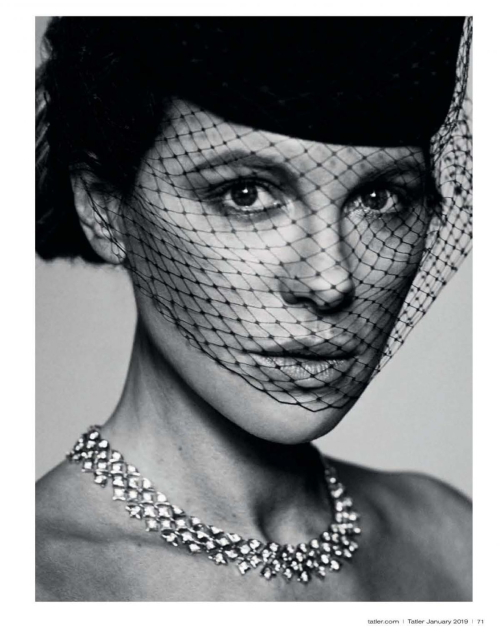 Kate Beckinsale for Tatler Magazine, January 2019 Issue