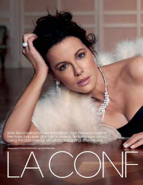Kate Beckinsale for Tatler Magazine, January 2019 Issue 4