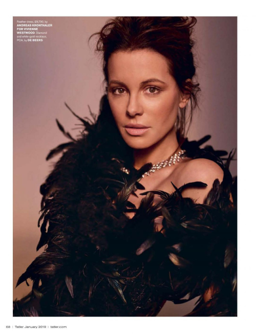 Kate Beckinsale for Tatler Magazine, January 2019 Issue 8