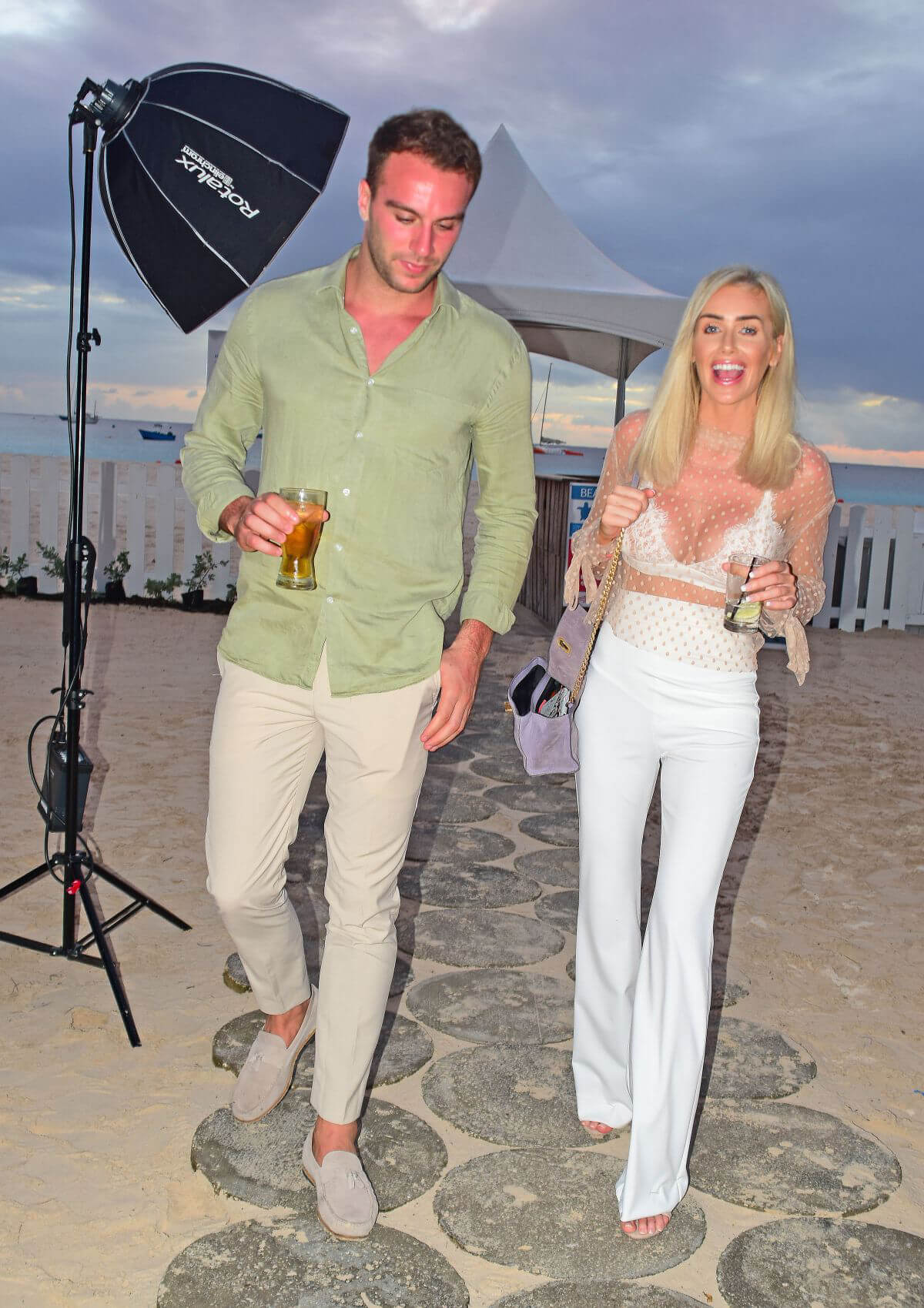 Laura Anderson at Virgin Holidays Departure Beach Launch in Barbados 2018/12/09