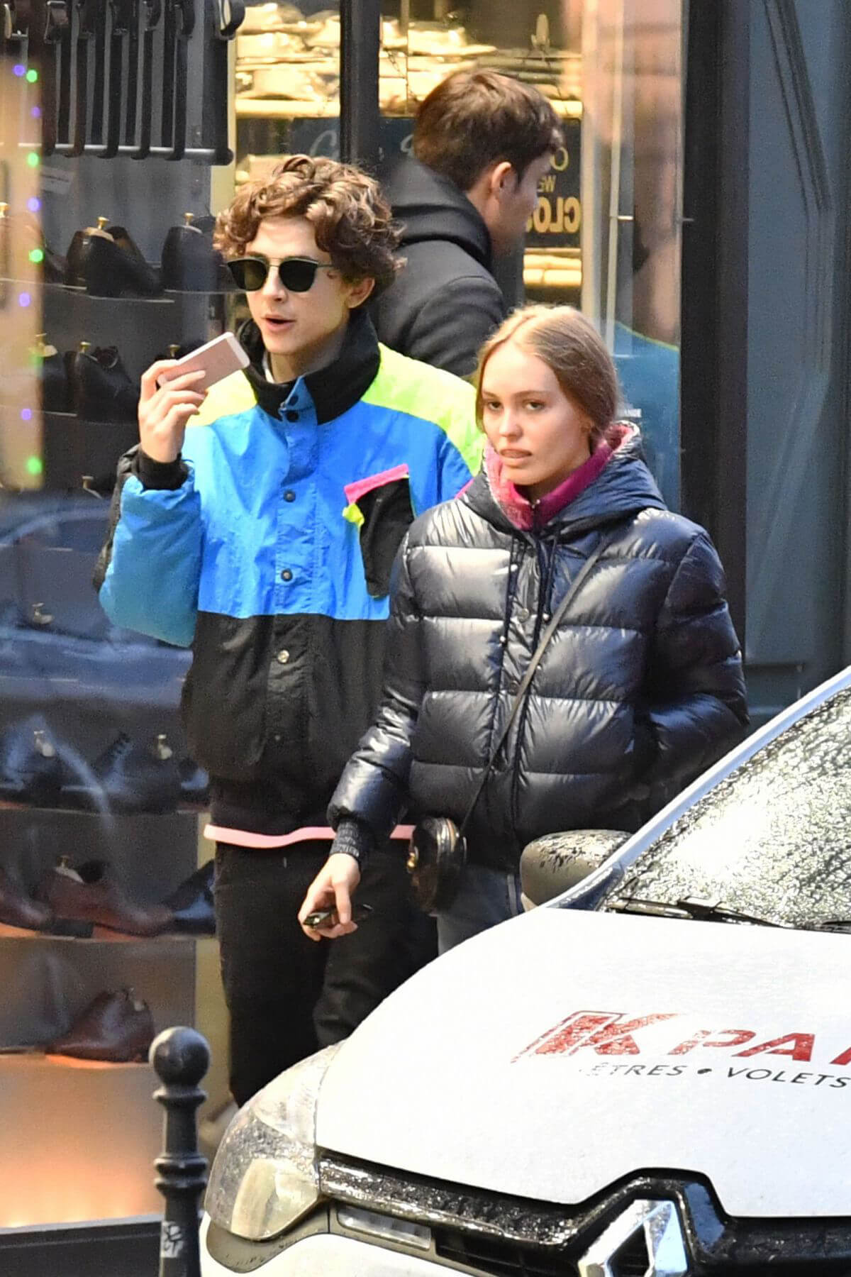 Lily-Rose Depp and Timothee Chalamet Out in Paris 2018/12/22
