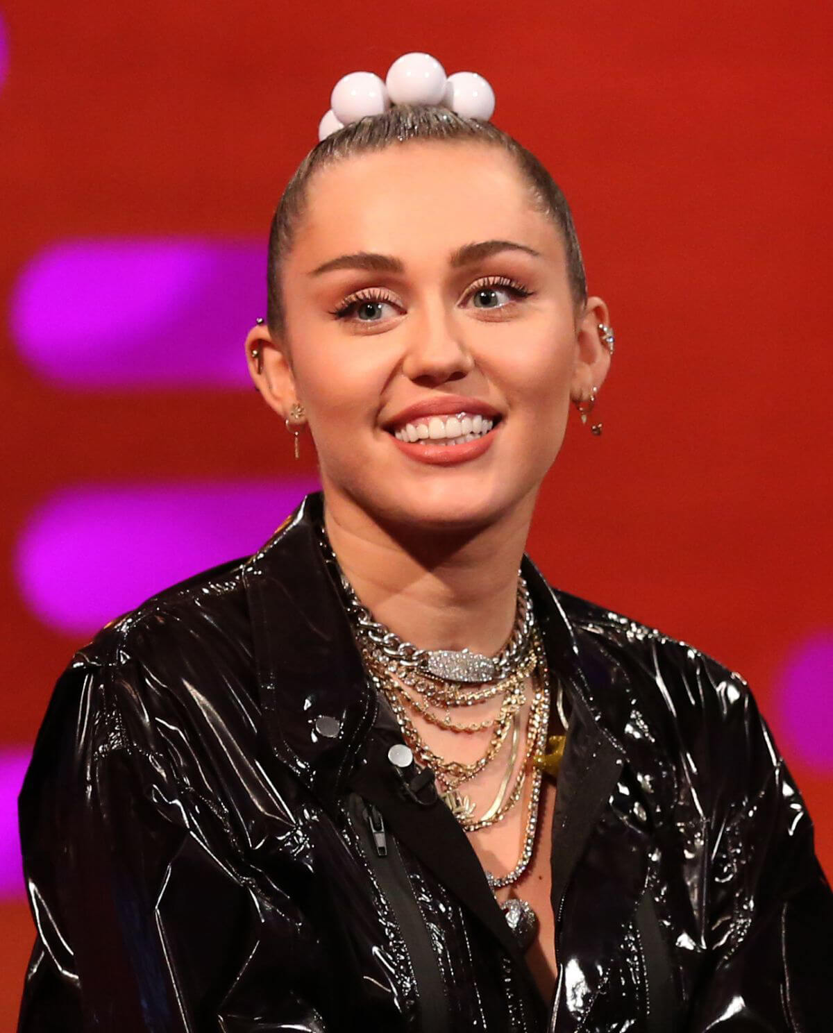 Miley Cyrus at Graham Norton Show in London 2018/12/06