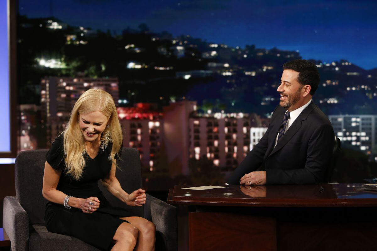 Nicole Kidman Arrives at Jimmy Kimmel Live in Los Angeles 2018/12/11