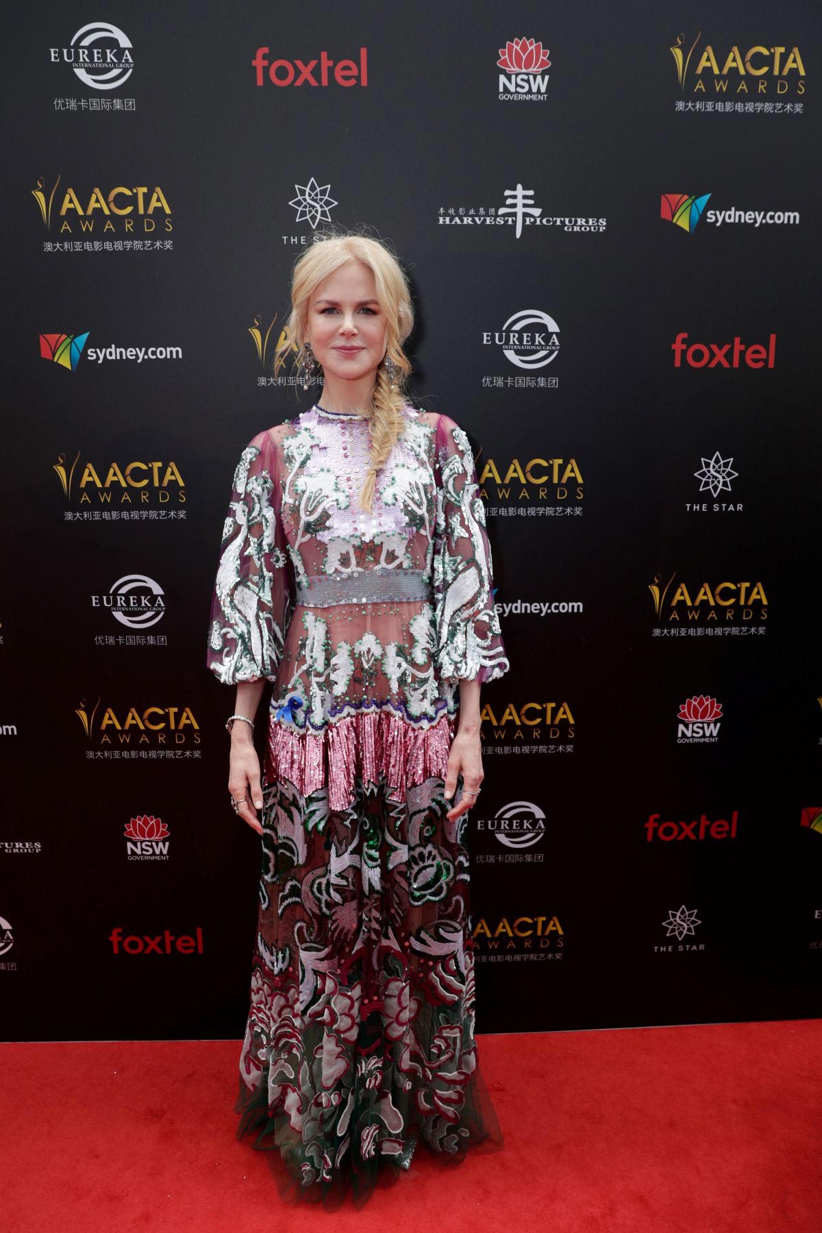 Nicole Kidman at Aacta Awards Presented by Foxtel in Sydney 2018/12/05