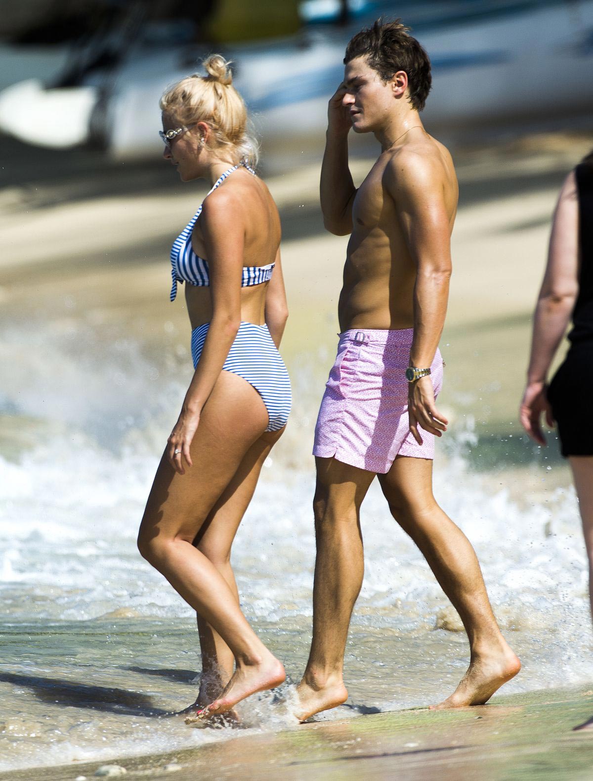 Pixie Lott in Bikini at a Beach in Kauai November 2018