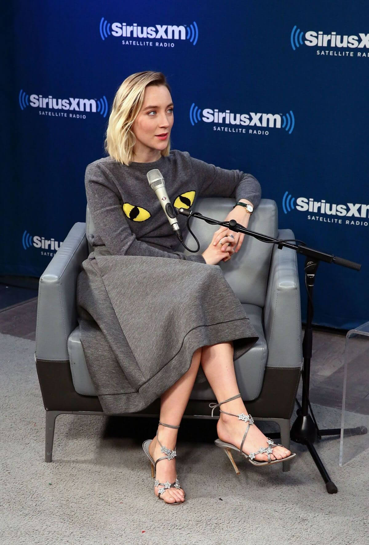 Saoirse Ronan at SiriusXM Studios in New York 2018/12/17