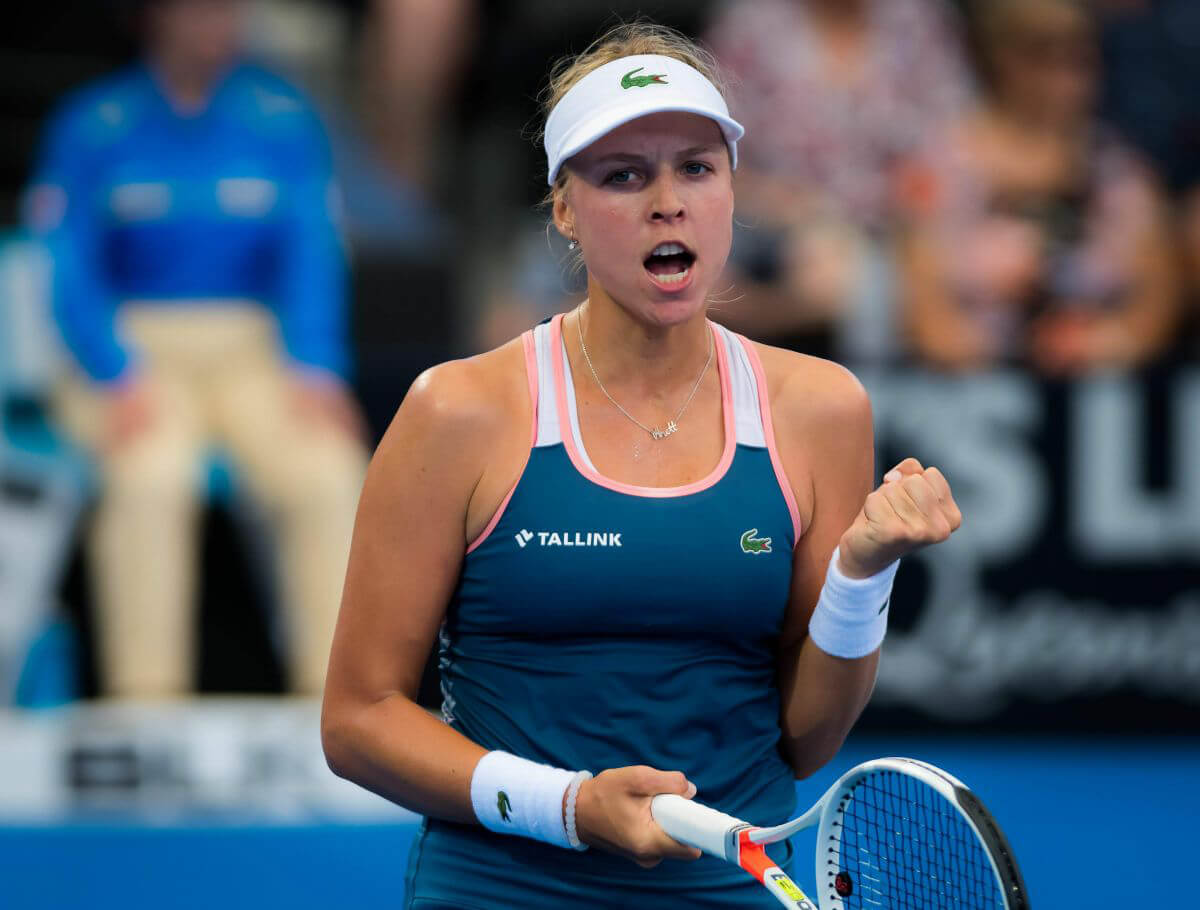 Anett Kontaveit at Brisbane International Tennis 2018/01/02