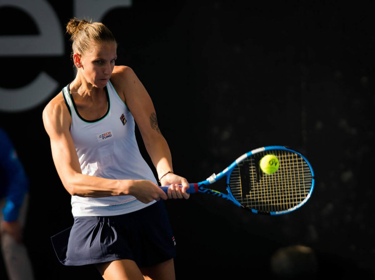 Karolina Pliskova at Brisbane International Tennis 2019/01/02