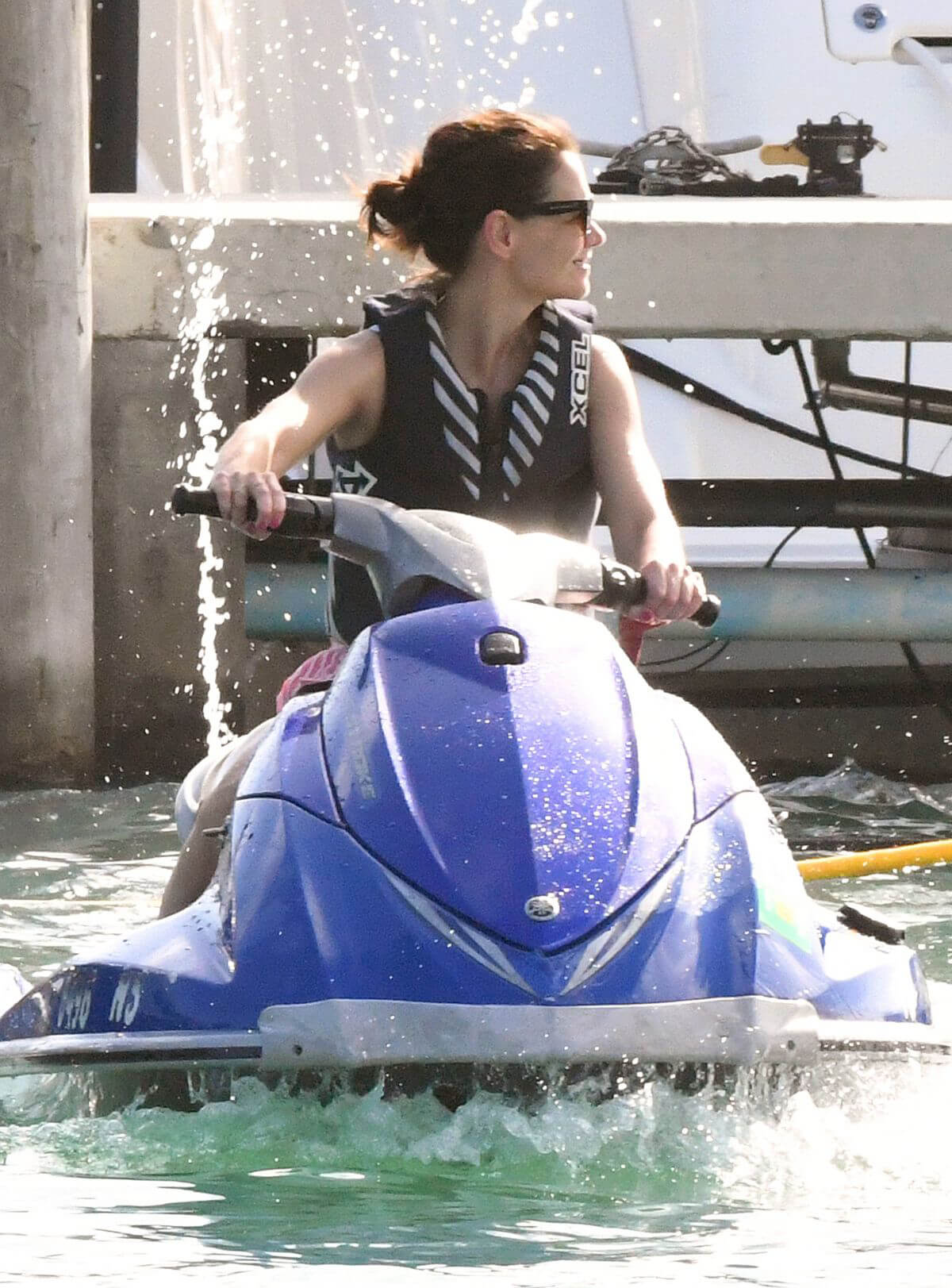 Katie Holmes Jet Skiing in Miami 2018/12/29
