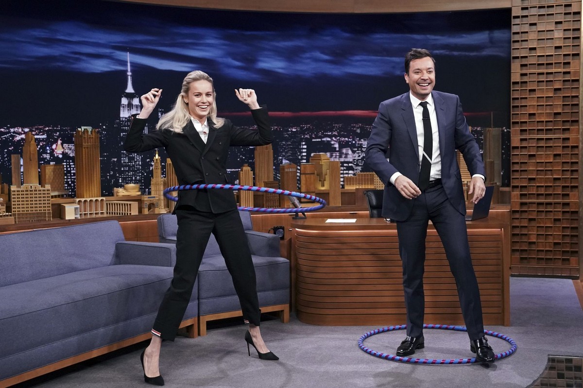Brie Larson at The Tonight Show with Jimmy Fallon 2019/04/24