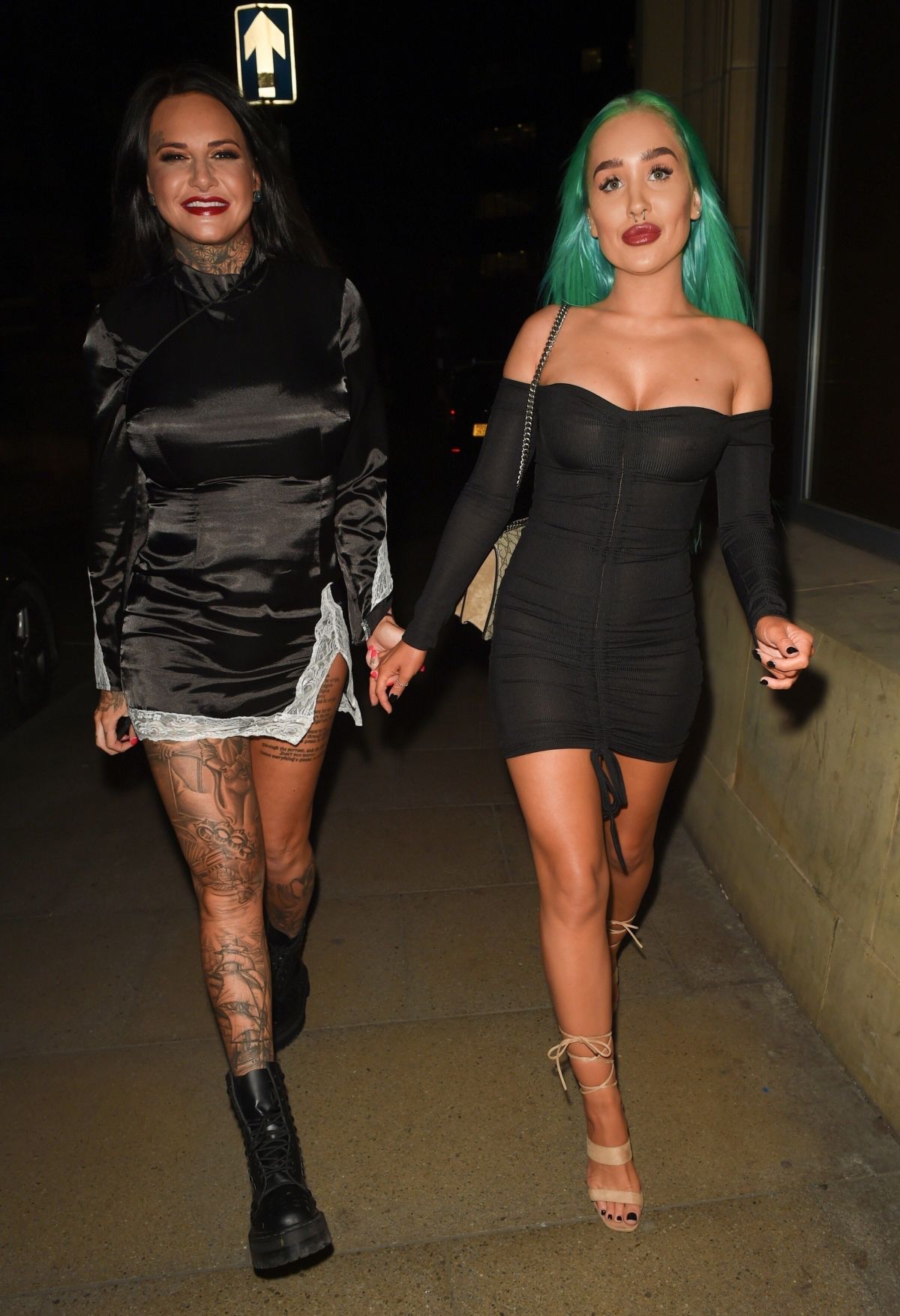 Jemma Lucy and Helen Briggs Night Out in Manchester 2019/04/20