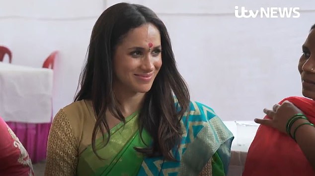 Unseen Footage Shows Meghan Markle In Saree During India Visit Unseen Footage Shows Meghan Markle In Saree During India Visit