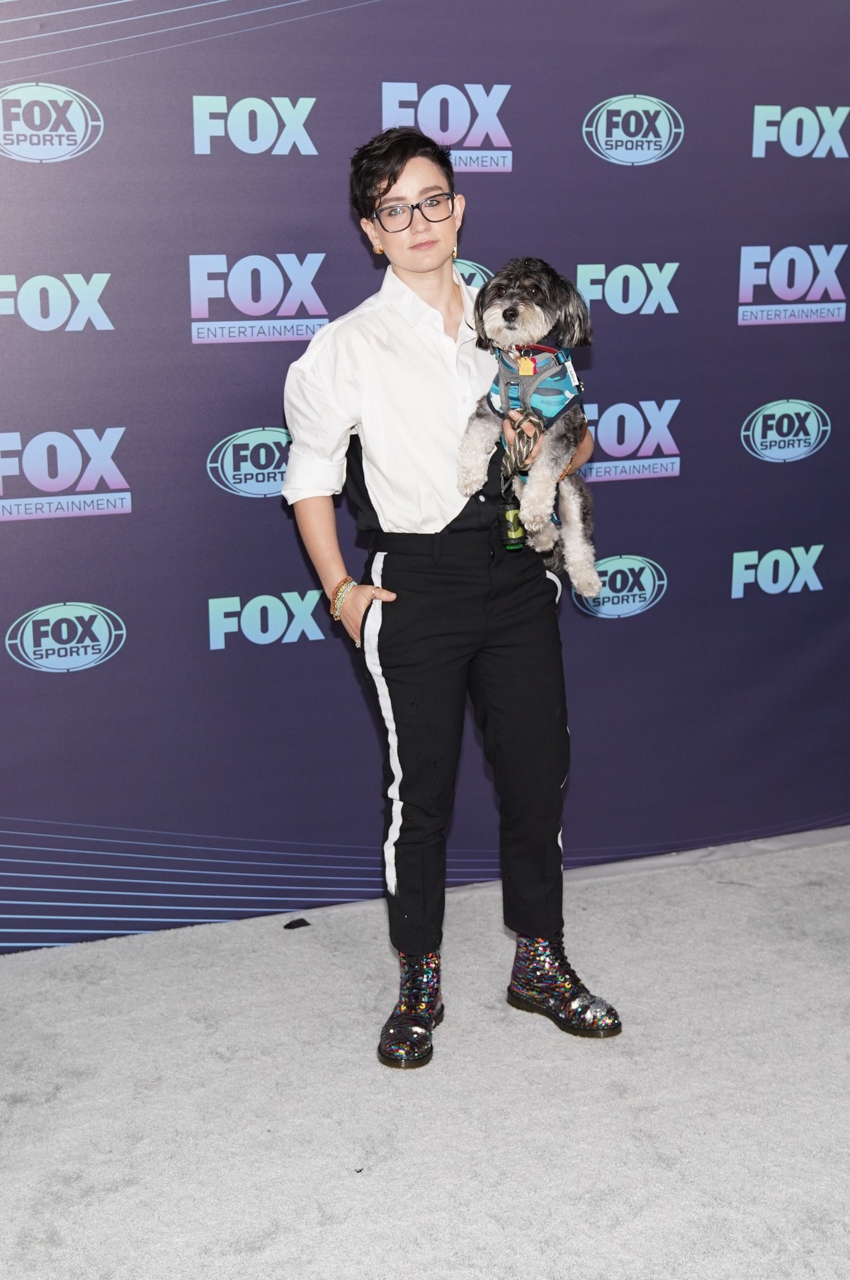 Bex Taylor-Klaus at Fox Upfront Presentation 2019 at Central Park Wollman Rink 2019/05/13
