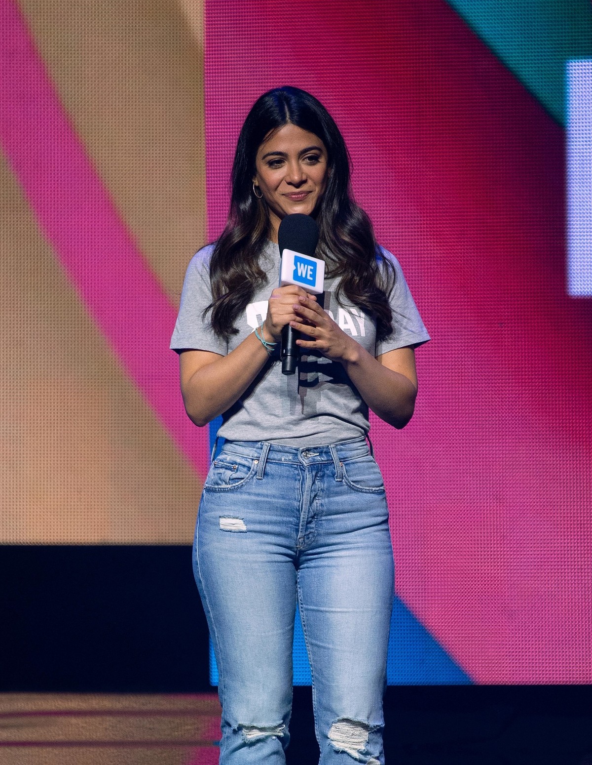 Emeraude Toubia at WE Day Chicago at the Forum 2019/05/08