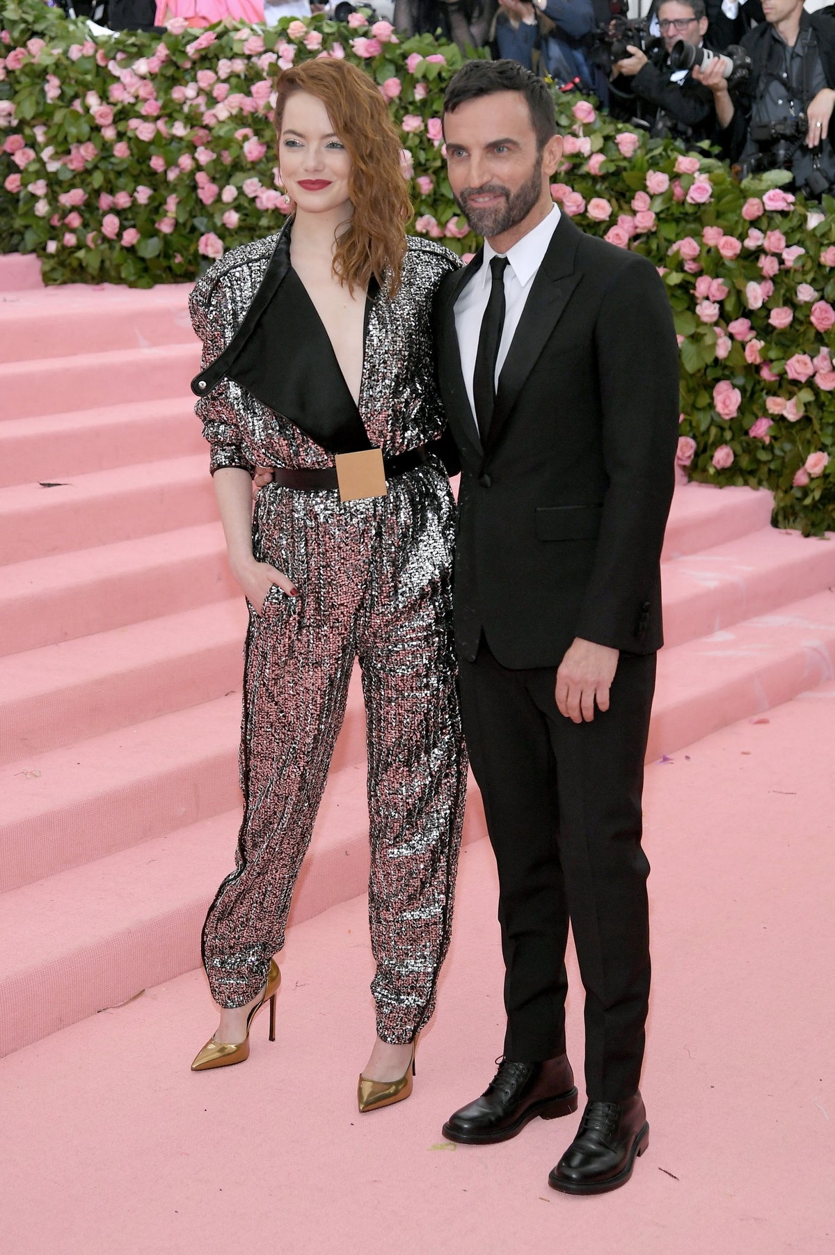 Emma Stone at The 2019 Met Gala Celebrating Camp: Notes on Fashion in New York 2019/05/06