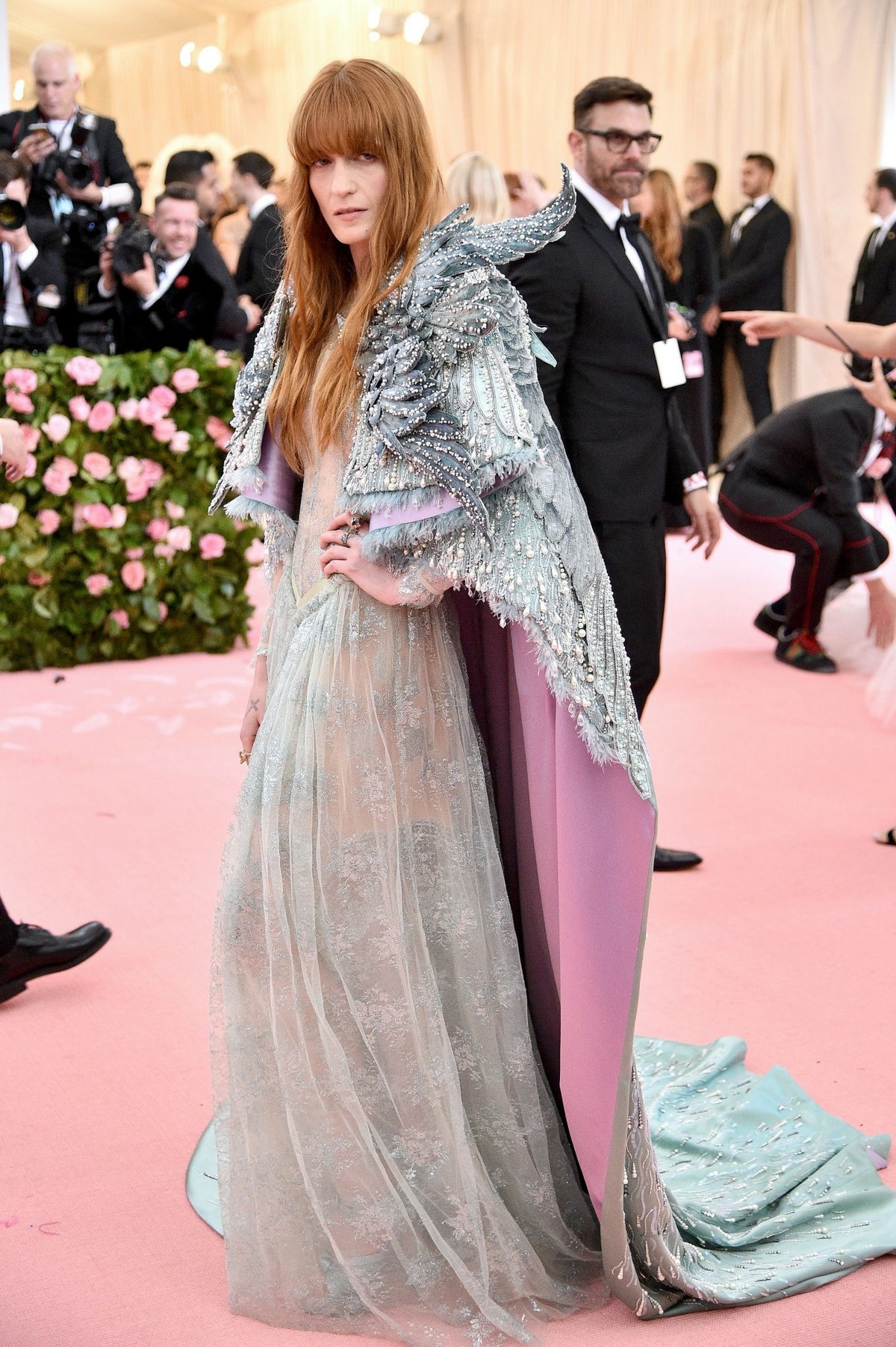 Florence Welch at The 2019 Met Gala Celebrating Camp: Notes on Fashion in New York 2019/05/06