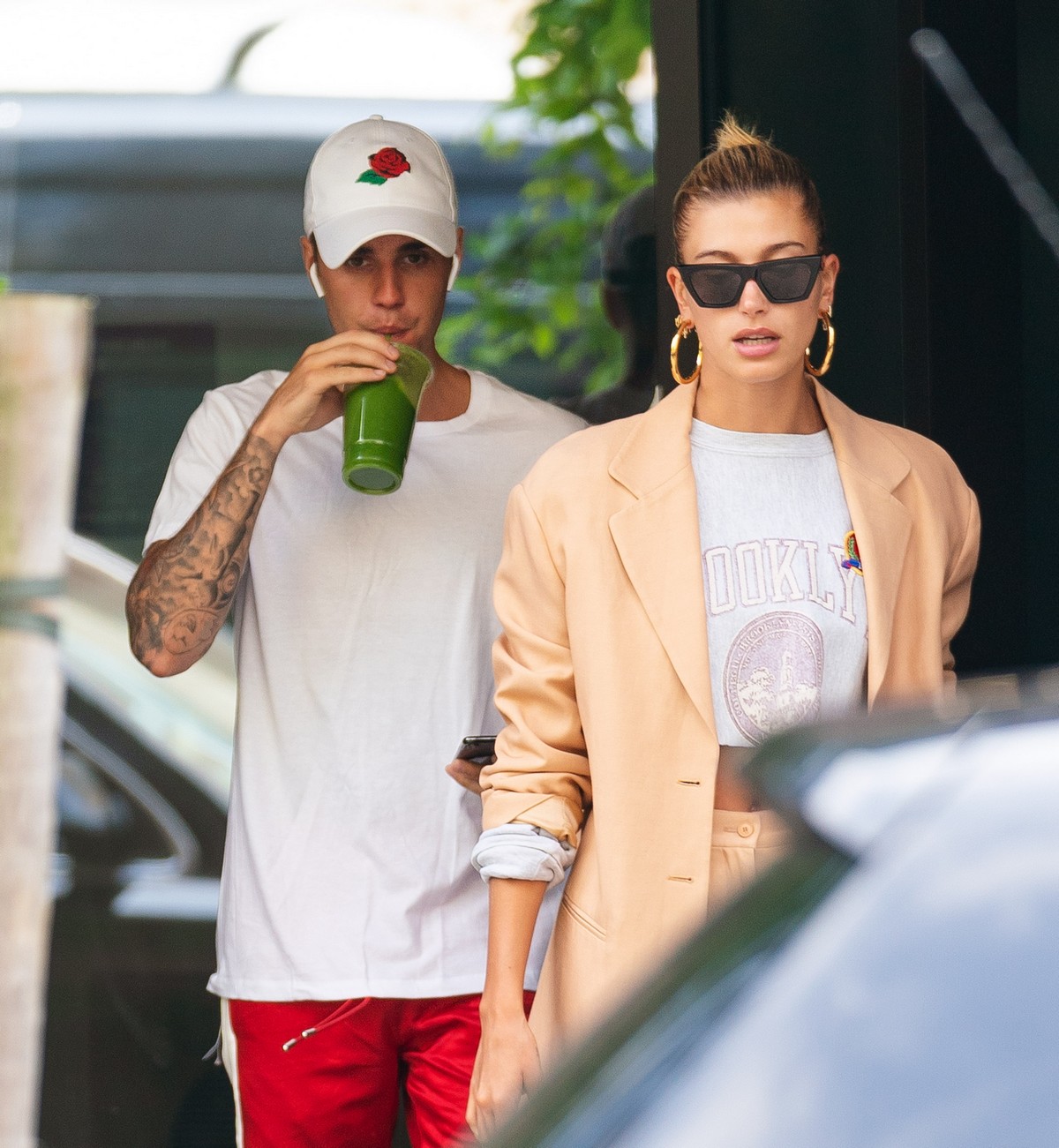 Justin Bieber and Hailey Bieber Out and About in New York 2019/05/04